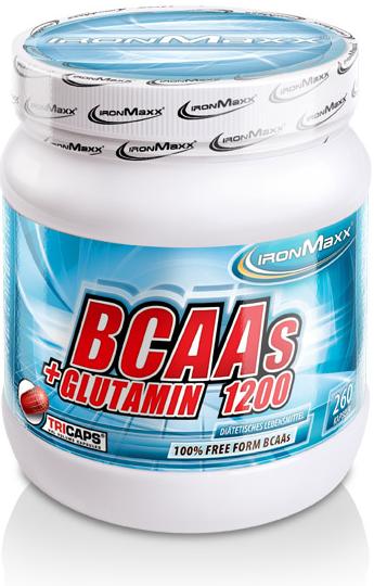 Actual product image IronMaxx BCAAs and glutamine 1200 (260 Piece, Capsules, 357 g)