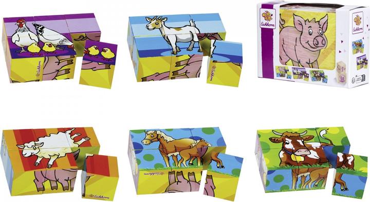 Eichhorn Block-Puzzle (6 Teile)