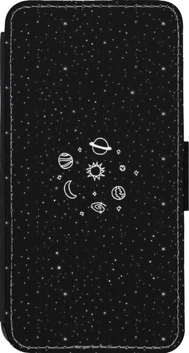 Actual product image PhoneLook Coque Wallet noir Space Doodle (Apple iPhone 13 Pro)