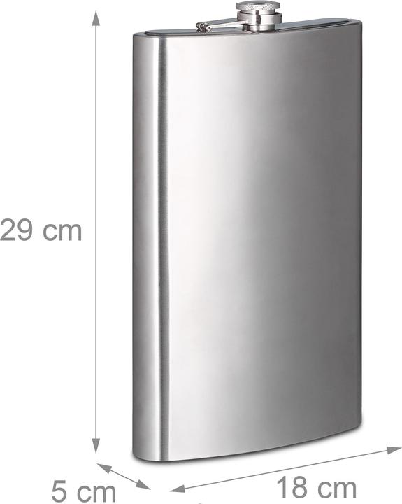 Immagine prodotto Relaxdays Fiaschetta per anca XXL (1800 ml)