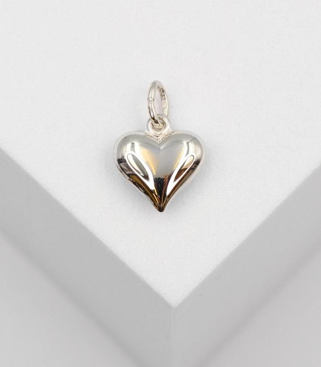 Produktbild Muau Pendant heart white gold 750, 16x11mm (750/18K Weissgold)