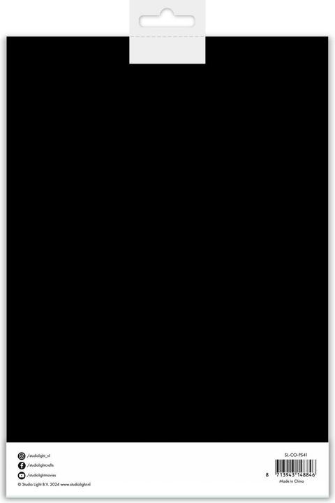 Produktbild art by marlene Papierblock "Black" 10 Blätter Essentials (250 g/m², 10 x)