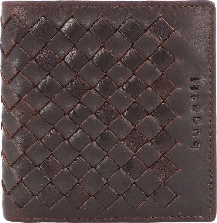 Actual product image Bugatti Woven wallet leather 11 cm