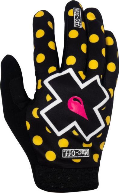 Muc-Off MTB Handschuhe Yellow-Polka (L)