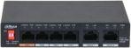 Actual product image Dahua PoE switch PFS3006-4GT-60-V2 unmanaged (4 Ports)