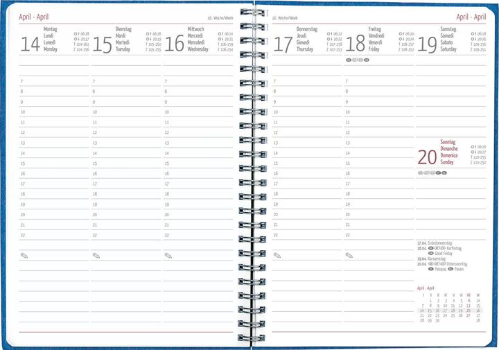 Produktbild Alpha Edition Wochenplaner Nature Line Ocean 2025 Taschenkalender, 15x21cm, Kalender mit 128 (Deutsch)