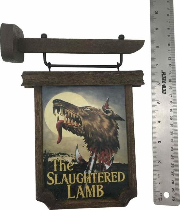 Actual product image Factory Entertainment An American Werewolf in London Scaled Prop Replica Pub Sign 6 cm