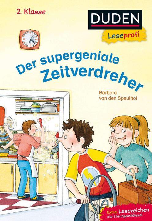 Produktbild Duden Leseprofi – Der supergeniale Zeitverdreher, 2. Klasse (Deutsch, Sandra Reckers, Barbara van den Speulhof, 2019)