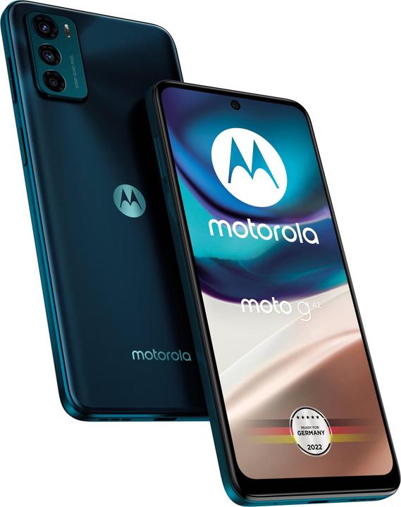 Produktbild Motorola Moto G42 (64 GB, Atlantic Green, 6.40", Dual SIM, 50 Mpx, 4G)