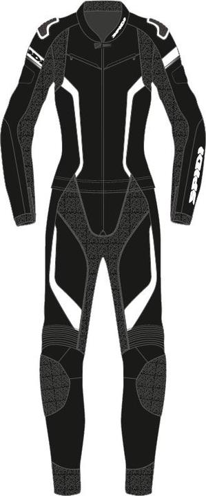Produktbild Spidi LASER TOURING LADY 2-Teilig Lederkombi schwarz-weiss 40 (Damen, 40)