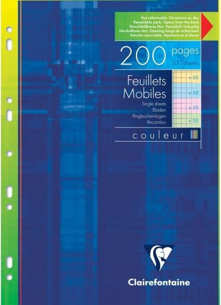 Produktbild Clairefontaine CLF Ringbucheinlagen A4 5mm