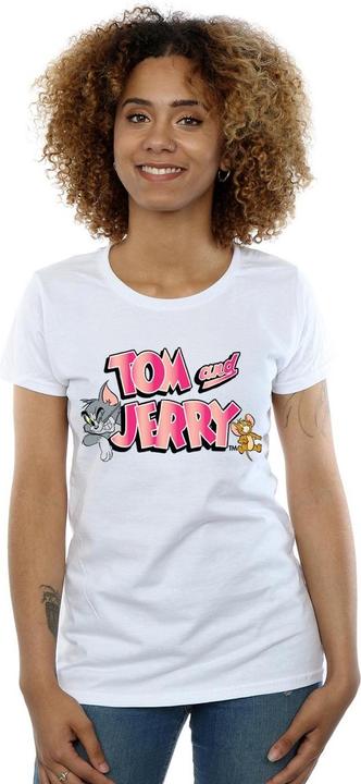Immagine prodotto Tom & Jerry Gradient Logo Maglietta Donna (XXL)