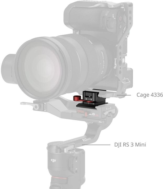 Actual product image SmallRig NATO Clamp to Arca-Swiss Quick Release Plate MD4857