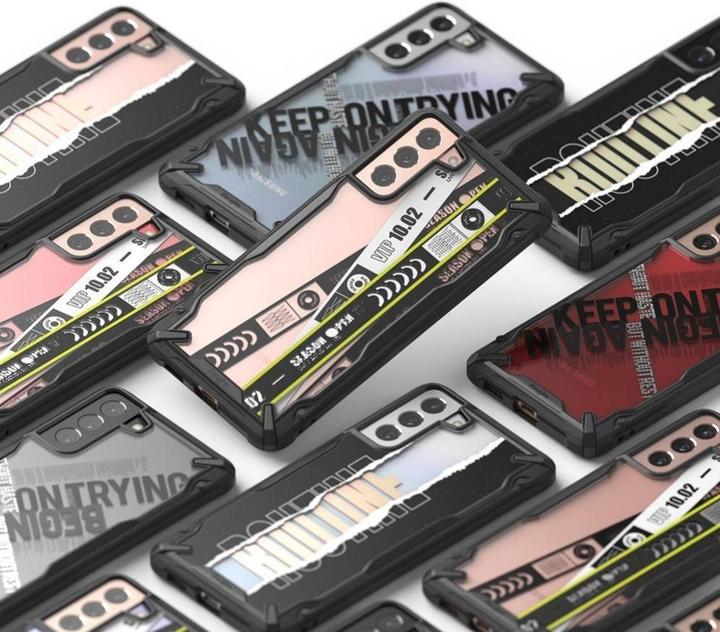 Immagine prodotto Ringke Fusion X Design Custodia in PC resistente con paraurti in TPU per Samsung Galaxy S21+ 5G (S21 Plus (Samsung Galaxy S21+)