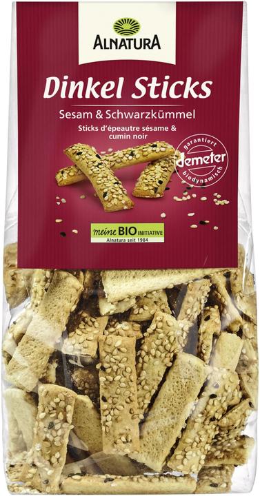 Produktbild Alnatura Demeter Dinkel Sticks Sesam&K.150g (150 g)