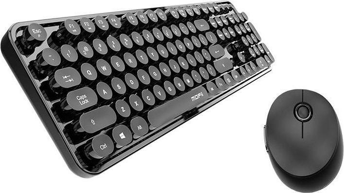 Produktbild Mofii Wireless keyboard + mouse set Sweet 2.4G (black) (Eng. Int., Kabellos)