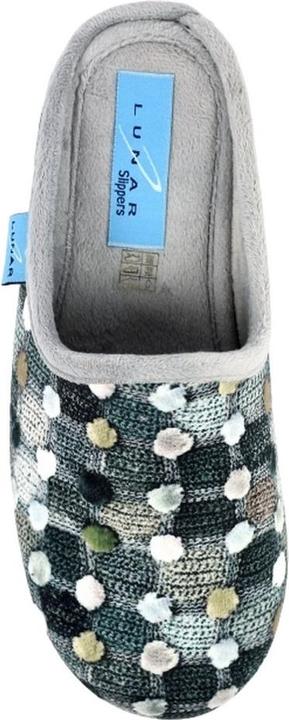 Actual product image Lunar Womens/Ladies Crackle Slippers (40)
