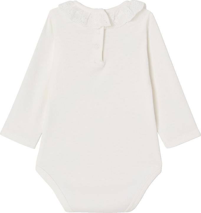 Produktbild Vertbaudet Bio-Kollektion: Baby Langarm-Body mit besticktem Kragen (92)