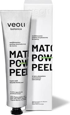 Veoli Botanica Focus Matcha Power Peel gommage enzymatique multi-acide pour le visage 75ml (Gommage, 75 ml)