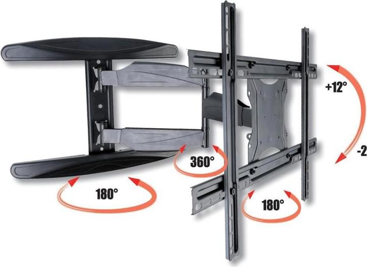 Image du produit Techly Ultra mince Full Motion (Mur, 65", 35 kg)