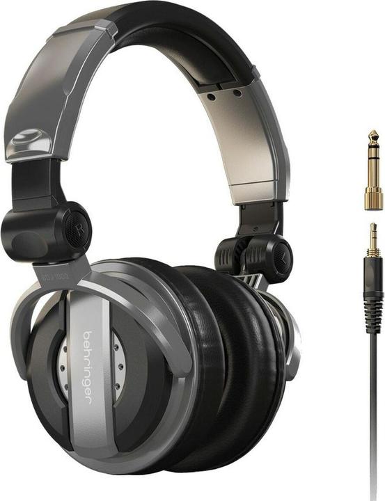 Actual product image Behringer BDJ 1000 DJ headphones with 57 mm drivers that provide a wide frequency response (No noise cancelling, Cable)