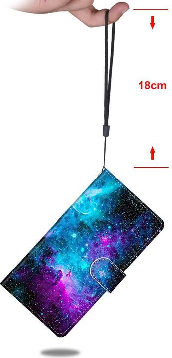 Actual product image Ueli Express iPhone 13 Mini book case Case with card holder galaxy (Apple iPhone 13 mini)