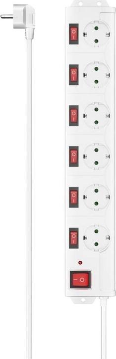 Produktbild Hama 00223159 Intelligente Steckerleiste 6 AC-Ausgänge 1,4 m 3680 W (6 x, CEE 7/3, 1.40 m)