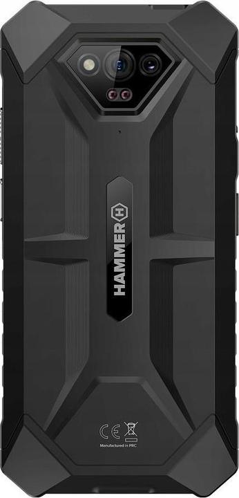 Actual product image Myphone Hammer Iron V LTE 6/64GB czarny (64 GB, Black, 6.50", Dual SIM, 50 Mpx)