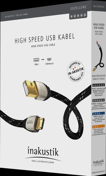 Actual product image Inakustik Excellence High Speed USB Cable (1.50 m, USB 2.0)