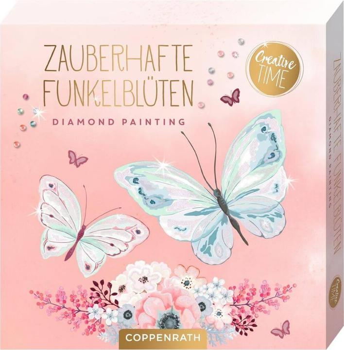 Actual product image Die Spiegelburg Diamond Painting Enchanting Sparkling Flowers