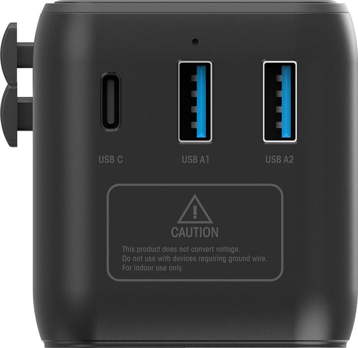 Produktbild Xlayer Reisestecker weltweit (20W) schwarz