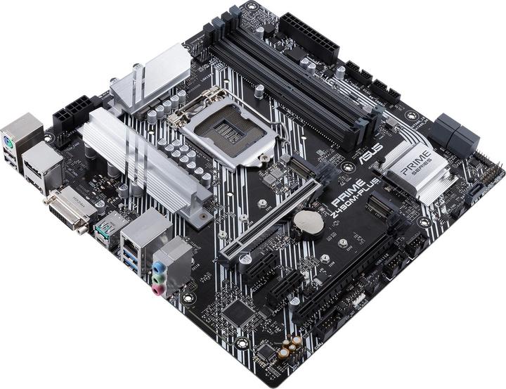 Actual product image ASUS PRIME Z490M-PLUS (LGA 1200, Intel Z490, mATX)