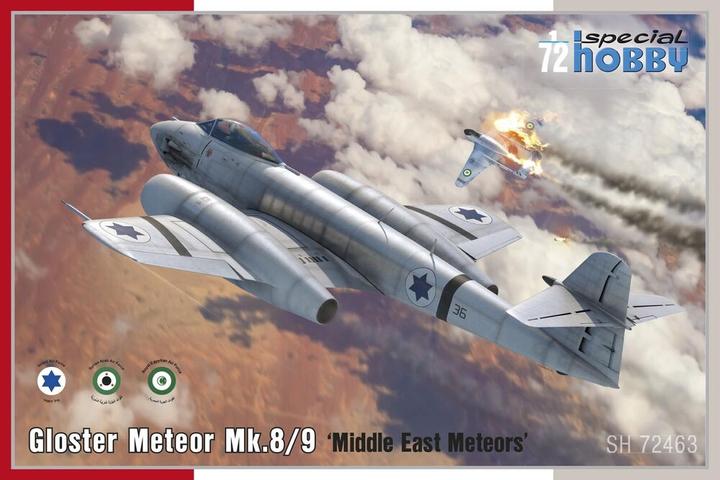 Actual product image Special Hobby Gloster Meteor Mk.8/9 Middle East Meteors