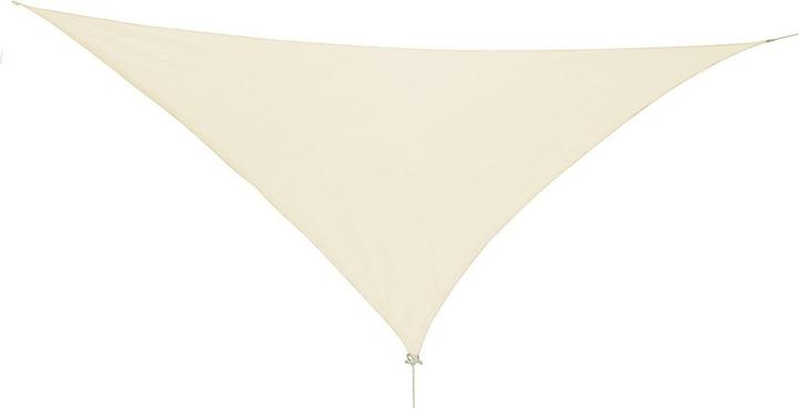 Produktbild XL Sonnensegel Dreieck 5x5x5m mit Ösen und Nylonschnüren Beige