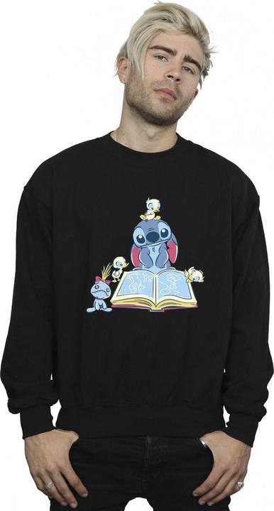 Produktbild Disney Lilo & Stitch Reading A Book Sweatshirt (M)