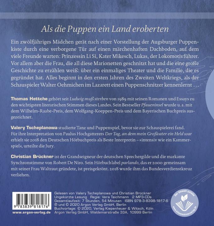 Actual product image Heart thread. Novel of the Augsburg Puppet Box (Thomas Hettche, Christian Bridger, Valery Cheplanova, German)