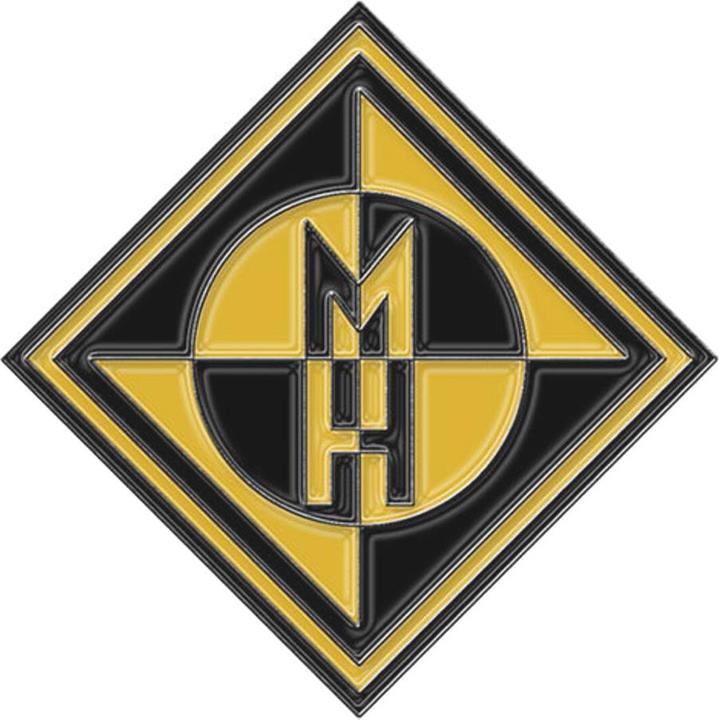 Image du produit Machine Head Badge en émail avec logo en forme de diamant
