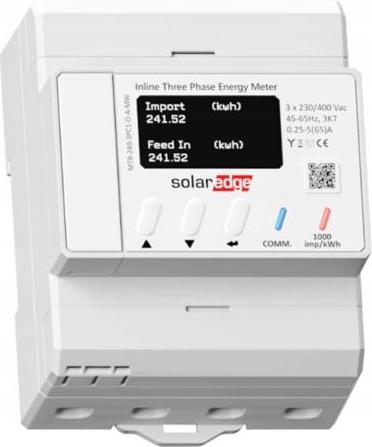 Image du produit Solaredge ENERGIEMESSGERÄT MIT UNTERSTÜTZUNG FÜR ENERGY NET 1PH / 3PH 230 / 400V, 65A KOMMUNIKATION