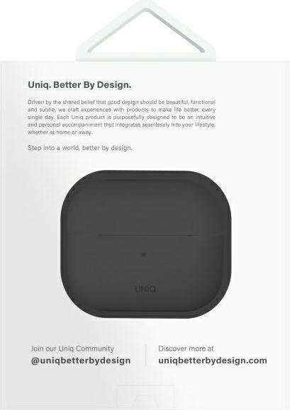 Image du produit Uniq case Lino AirPods 4 Silicone ash grey