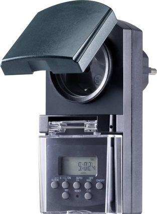 Produktbild Sygonix SY-5044422 Steckdosen-Zeitschaltuhr digital Wochenprogramm 1800 W IP44