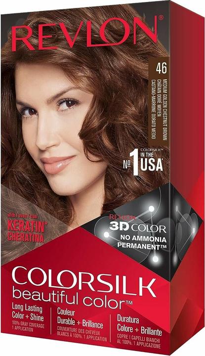 Revlon Professional COLORSILK tinte #46-castaño cobrizo dorado (46)