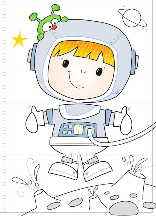 Actual product image Mix Max Colouring Book Who Am I?