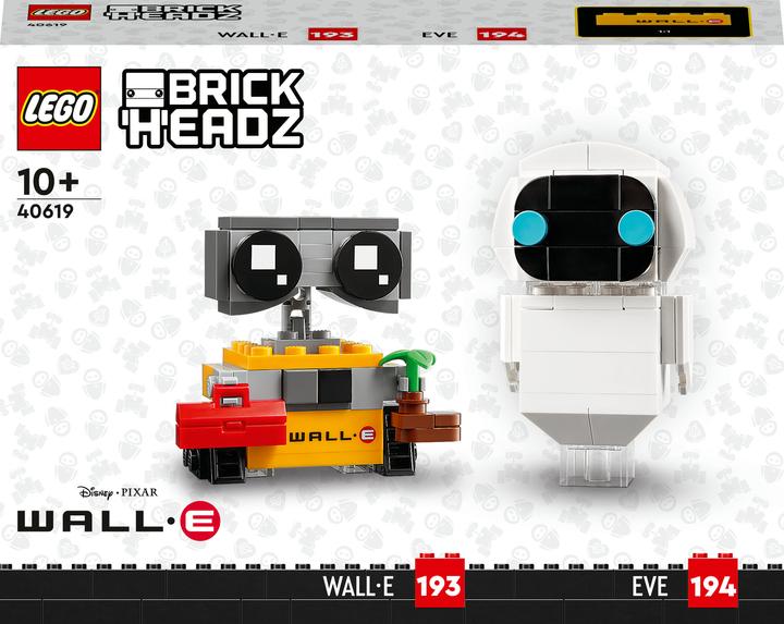 Image du produit LEGO 40619 EVE et WALL-E (40619, LEGO Brickheadz)