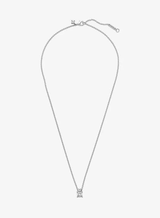 Actual product image Pandora Necklace Sparkling Round & Square (Sterling silver 925, 45 cm)