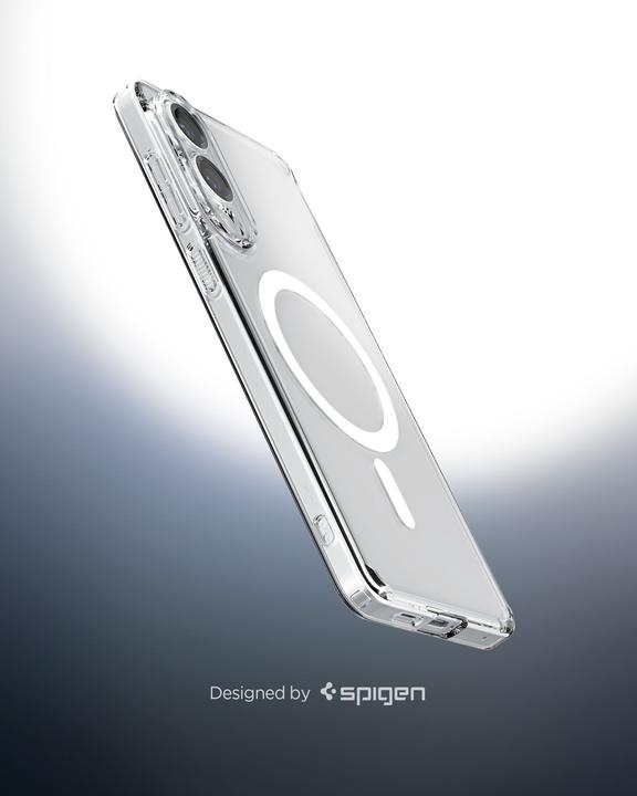 Image du produit Spigen - Ultra Hybrid MagSafe - Samsung Galaxy S25 Edge - Clear / White (Samsung Galaxy S25 Edge)