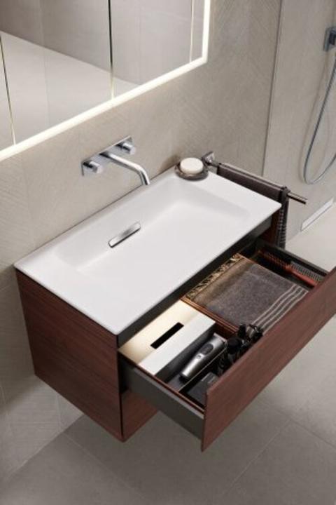 Produktbild Geberit One Waschtischunterschrank, 894x465x396mm, 2 Schubladen, wandhängend, 500385 (89.5 x 39.5 x 46.5 cm)