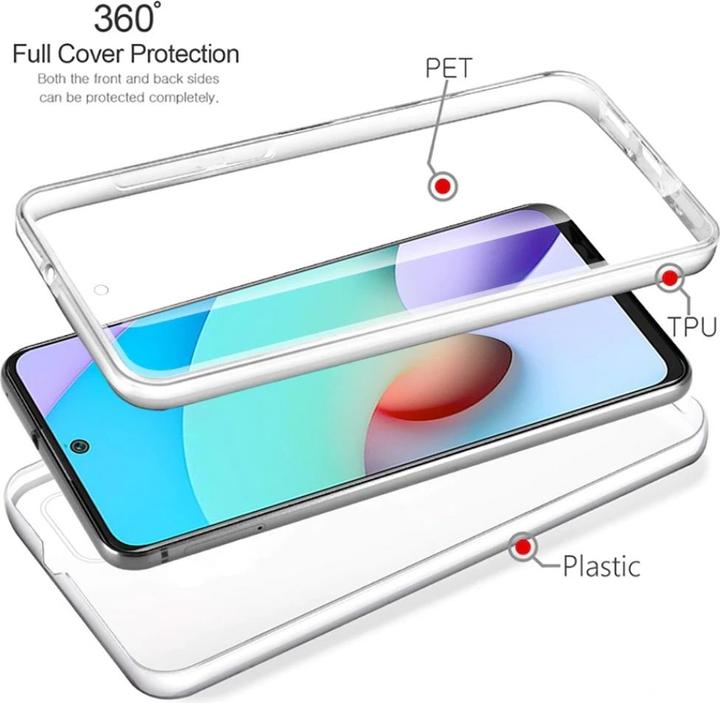 Produktbild Screenguard 360° Screen & Body Protector Xiaomi Redmi 10 Hülle mit Folie (Xiaomi Redmi 10)