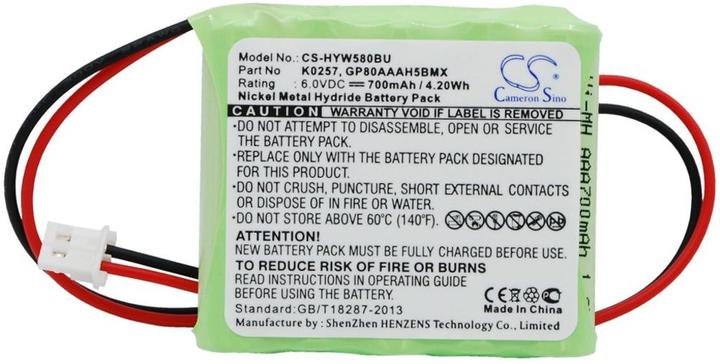 Actual product image NoName Battery for Honeywell 5800RP Wireless etc