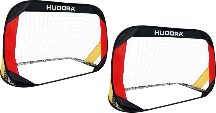 Hudora Pop Up-Fussball Tor 2-er Set