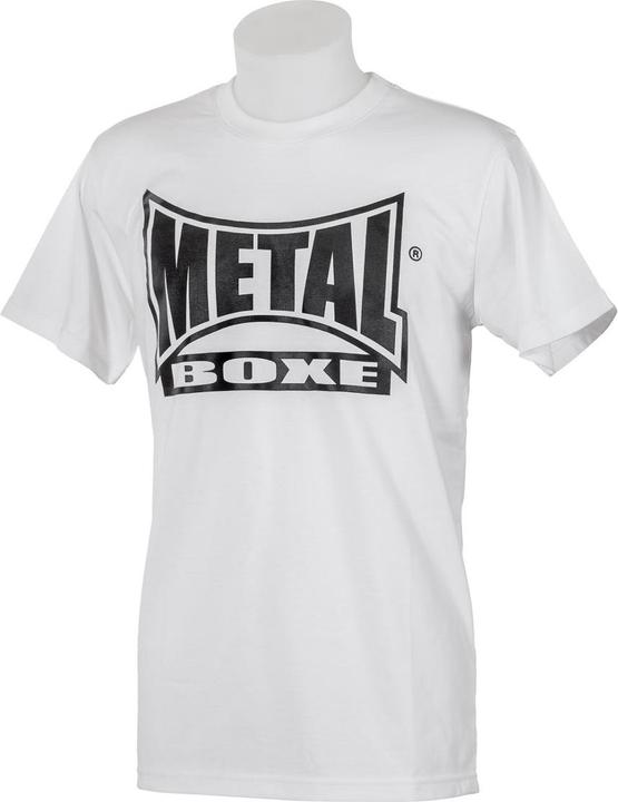 MetalBoxe Tee Shirt Polycoton Casual Blanc (S)